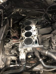 bent inlet valve engine block BMW 530d n47