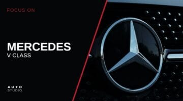 Mercedes V-Class at car workshop