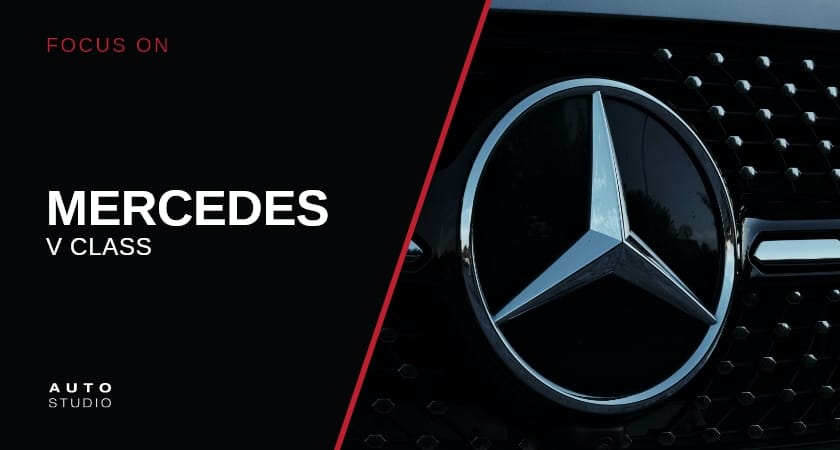 Mercedes V-Class at car workshop