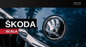 Skoda Scala front badge