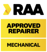 RAA approved repairer mechanical logo